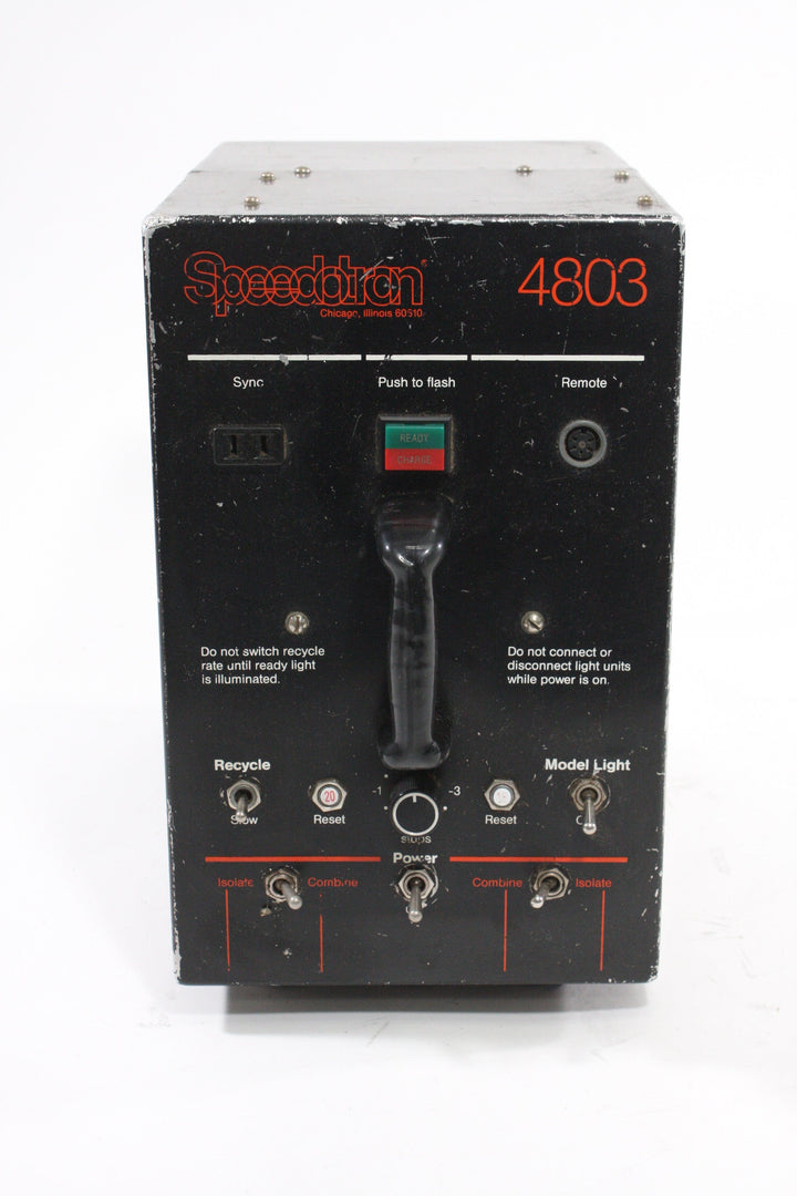 Speedotron Model 4803 Flash Power Supply Studio Lighting and Equipment - Generators Speedotron C09324