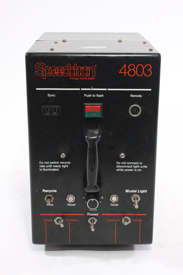 Speedotron Model 4803 Flash Power Supply Studio Lighting and Equipment - Generators Speedotron C21418