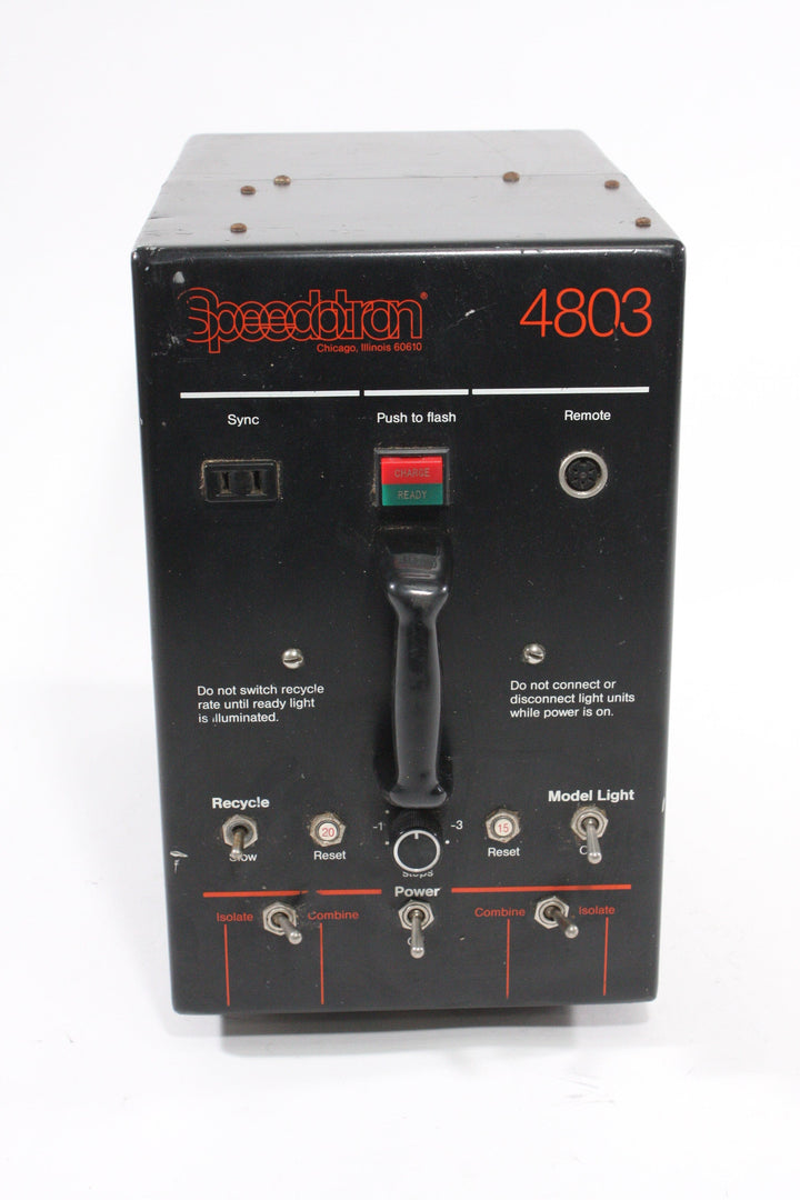 Speedotron Model 4803 Flash Power Supply Studio Lighting and Equipment - Generators Speedotron C22335