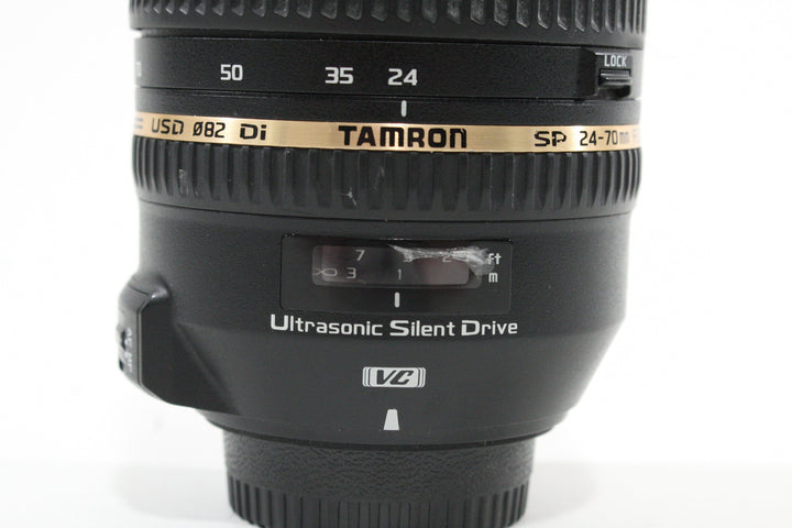 Tamron SP 24-70mm f/2.8 Di Gen 1  for Nikon AF Lenses - Small Format - Nikon AF Mount Lenses - Nikon AF Full Frame Lenses Tamron 030818