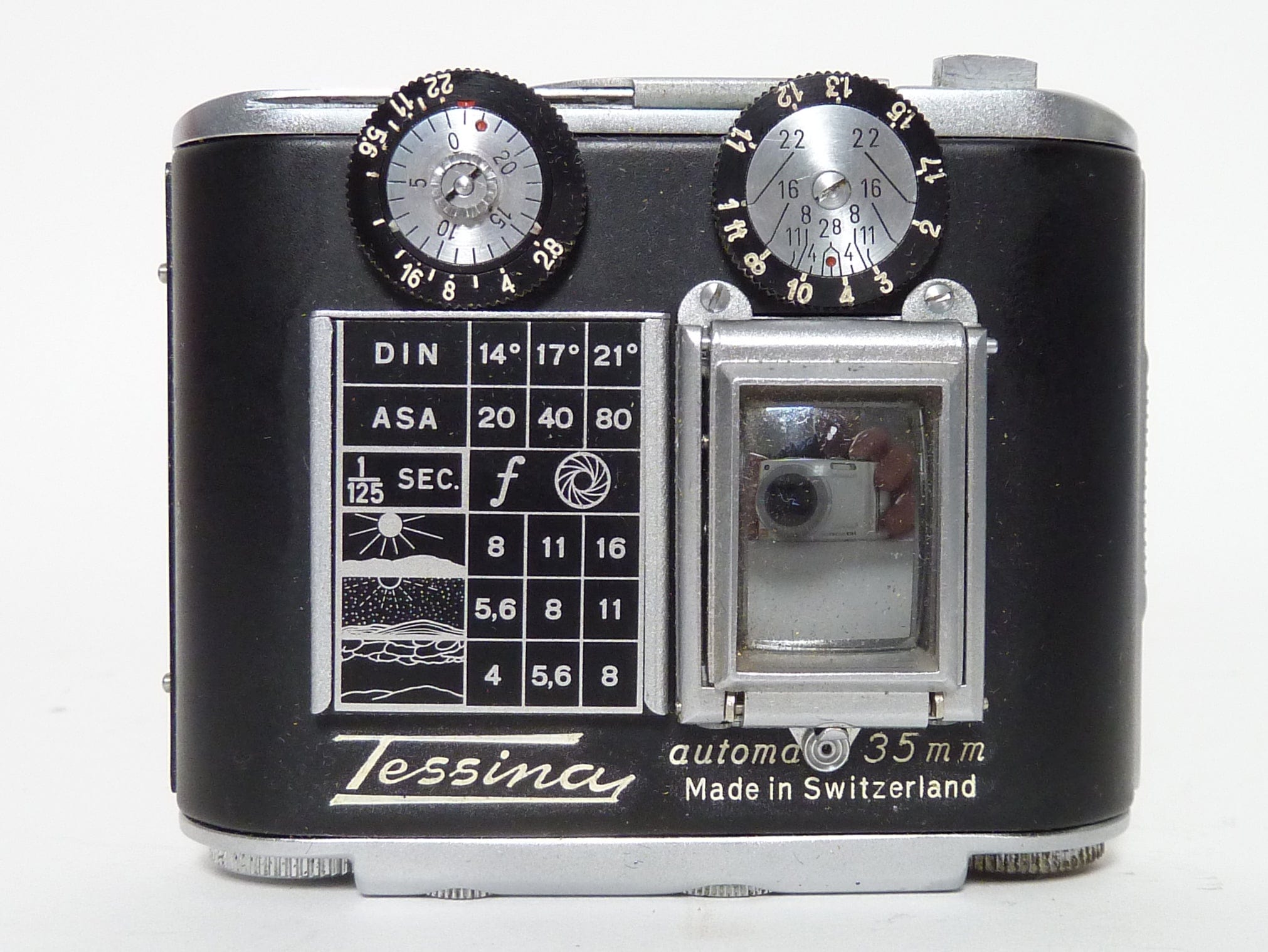Tessina Automatic 35 Miniature Camera in Original Box Case and