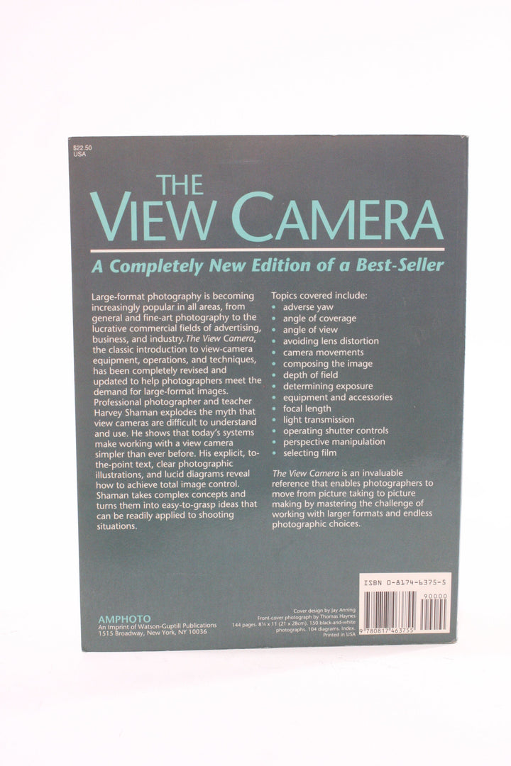 The View Camera by Harvey Shaman Books and DVD's Amphoto 1015241122