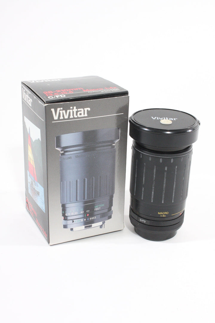 Vivitar 28-210mm F3.5-5.6 Macro 1.4x for Canon FD Lenses Small Format - Canon FD Mount lenses Vivitar 09833470