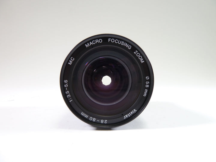 Vivitar 28-80MM F3.5-5.6 Minolta MD Mount Lenses Small Format - Minolta MD and MC Mount Lenses Vivitar 09843128