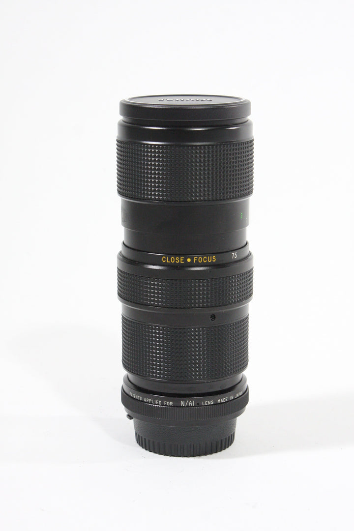 Vivitar 75-205mm f3.8 Nikon F Close Focus Zoom Lenses Small Format - Nikon F Mount Lenses Manual Focus Vivitar 22759049