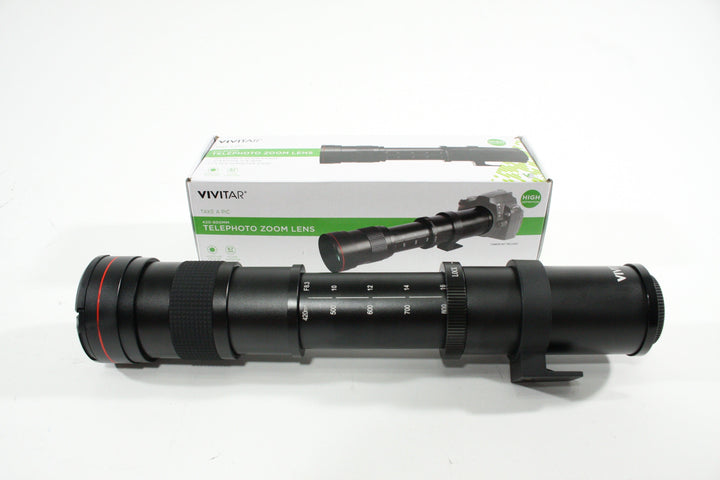 Vivitar T-Mount 420-800mm f/8-16 (Adapter Not Included) Lenses Small Format - T- Mount Lenses Vivitar 0716241101