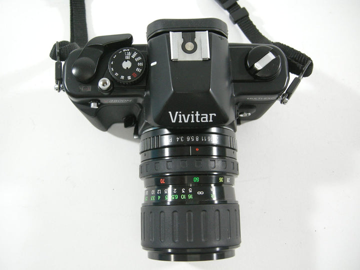 Vivitar V3800N Multi-Exp 35mm SLR w/28-70mm f3.4-4.8 MC 35mm Film Cameras - 35mm SLR Cameras Vivitar 0771211