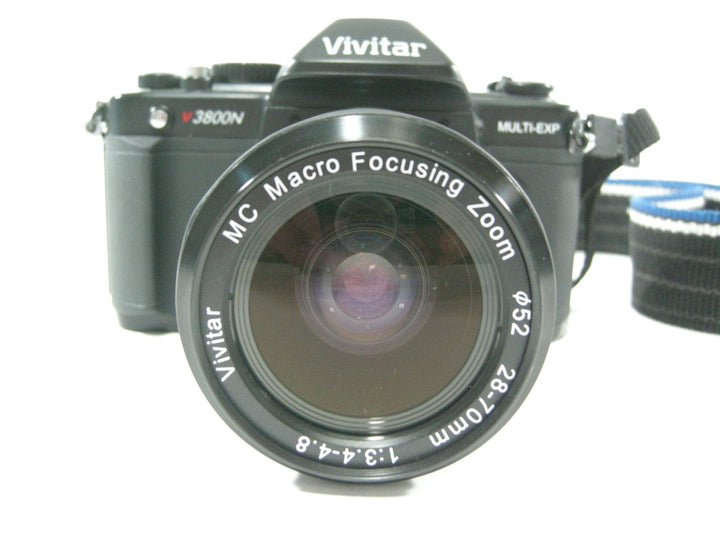 Vivitar V3800N Multi-Exp 35mm SLR w/28-70mm f3.4-4.8 MC 35mm Film Cameras - 35mm SLR Cameras Vivitar 0771211