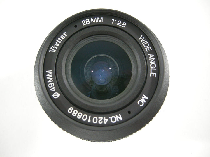 Vivitar Wide Angle MC 28mm f2.8 Canon FD Mount Lenses Small Format - Canon FD Mount lenses Vivitar 42010889