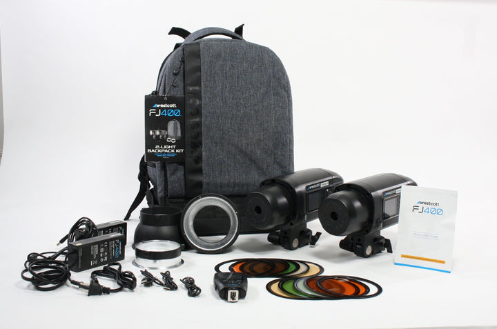 Westcott FJ400 2 Strobe Kit in Backpack Studio Lighting and Equipment - Strobe Accessories Westcott WESTFJ400