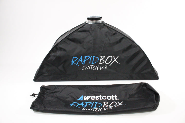 Westcott Rapid Box Switch 1'x3' with 40° Egg Crate Grid Studio Lighting and Equipment - Light Modifiers (Umbrellas, Soft Boxes, Reflectors etc.) Westcott 1026241046