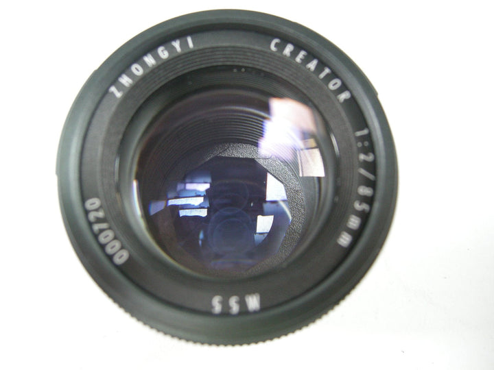 Zhongyi Creator 85mm f2 Minolta A Mount Lenses Small Format - SonyMinolta A Mount Lenses Zhongyi 000720