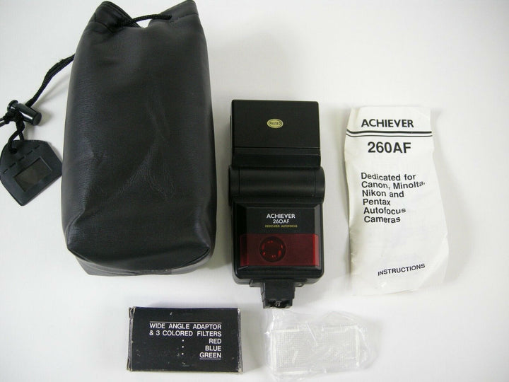 Achiever 260 AF Speedlite w/ filter set Flash Units and Accessories - Shoe Mount Flash Units Achiever 523102302