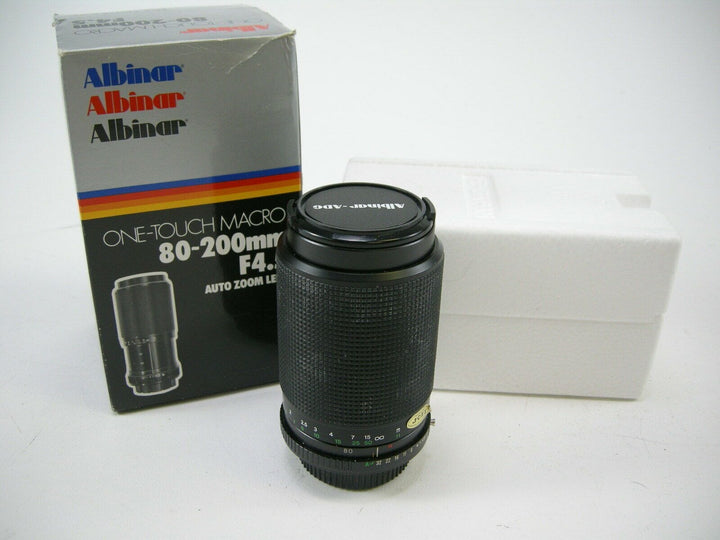 Albinar 80-200 f4.5 One touch Macro Auto Zoom AR/PK Mt. lens Lenses - Small Format - K Mount Lenses (Ricoh, Pentax, Chinon etc.) Albinar 5239008