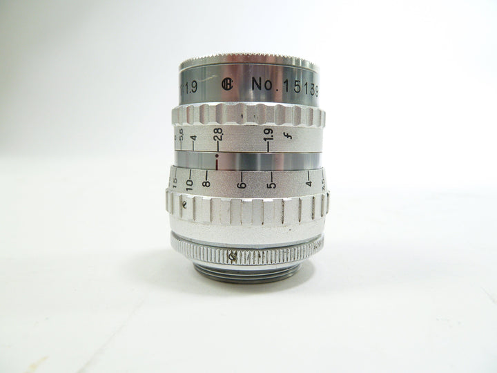 Argus 25mm f/1.9 Film/Video C Mount Lens Video Equipment - Video Lenses Argus 15139