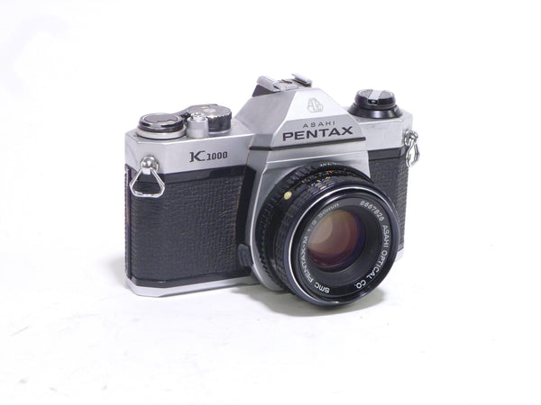 Asahi Pentax K1000 w/ Pentax-M 50mm F2 SMC Lens 35mm Film Cameras - 35mm SLR Cameras - 35mm SLR Student Cameras Pentax 7575300