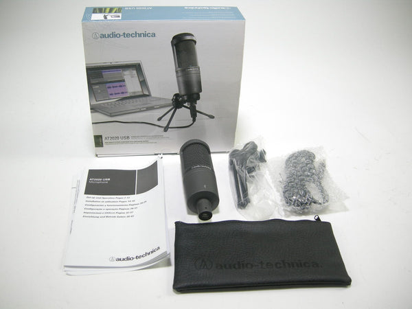 Audio-Technica AT2020 USB Cardioid Condenser Microphone Microphones Audio Technica 010170231