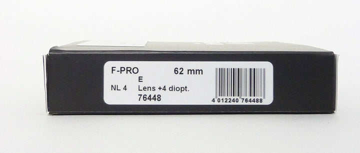 B+W F-PRO E 62mm NL 4 Close-up Filer - New in Box Filters and Accessories B+W BWL65079448