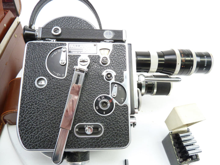 Bolex 16MM H16 Reflex Movie Camera Kit with 100MM F3.3 YVAR and 26MM F1.9 Pizar lens Movie Cameras and Accessories Bolex 332319