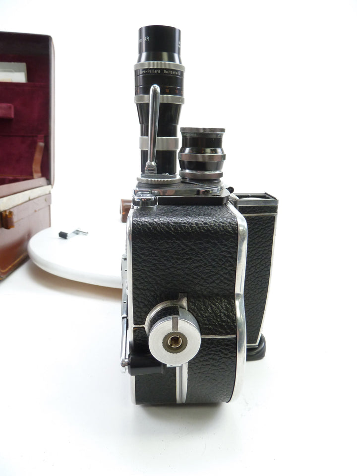 Bolex 16MM H16 Reflex Movie Camera Kit with 100MM F3.3 YVAR and 26MM F ...