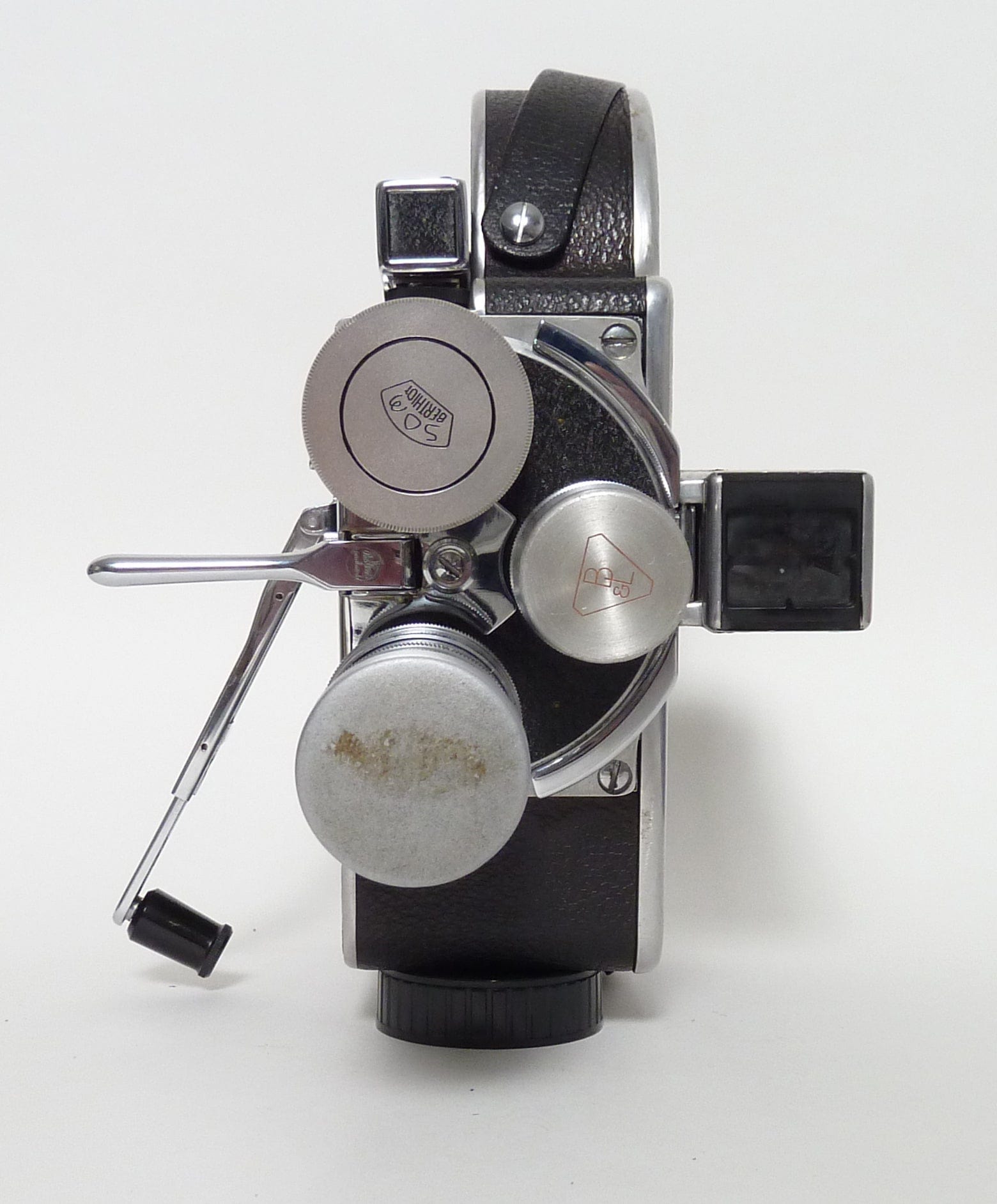 Bolex Supreme 16mm Movie Camera with 3 Lenses - Read - Frame
