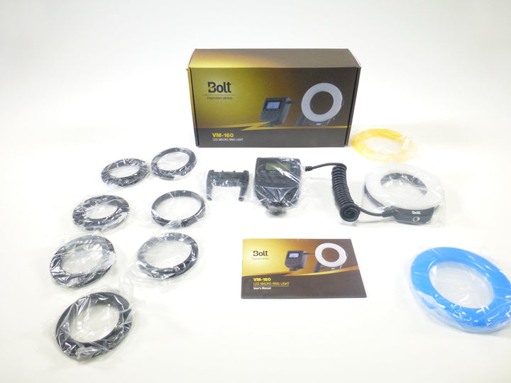 Bolt VM-160 LED Macro Ring Flash Units and Accessories - Ringlights Bolt BOLTBX0115