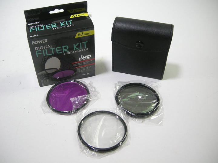 Bower 67mm filter Kit UV-CPL-FLD in case Filters and Accessories Bower 012050223