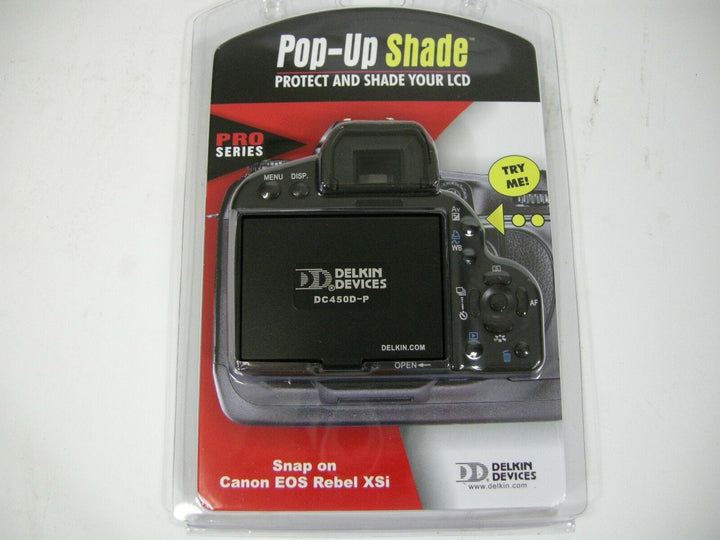 "BRAND NEW" Delkin Pop-up Shade Pro Series for Canon Rebel Xsi LCD Protectors and Shades Delkin DELDC450P