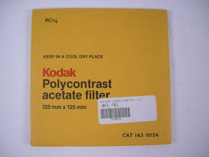 "BRAND NEW Kodak Polycontrast Acetate filter PC1 1/2 143 0024 Darkroom Supplies - Misc. Darkroom Supplies Kodak 1430024