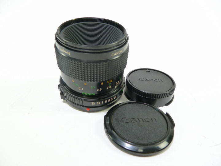 Canon 50mm f/3.5 FD Macro Lens Lenses - Small Format - Canon FD Mount lenses Canon 152900