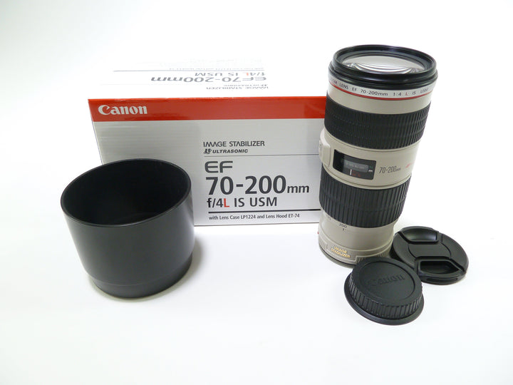 Canon 70-200mm f/4L IS USM EF Lens w Hood Lenses - Small Format - Canon EOS Mount Lenses - Canon EF Full Frame Lenses Canon 415247