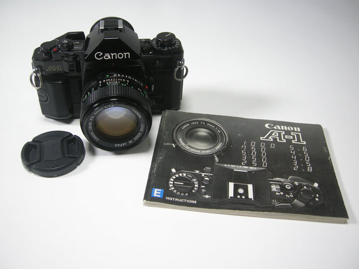 Canon A-1 35mm SLR camera w/50mm f1.4 35mm Film Cameras - 35mm SLR Cameras - 35mm SLR Student Cameras Canon 160933