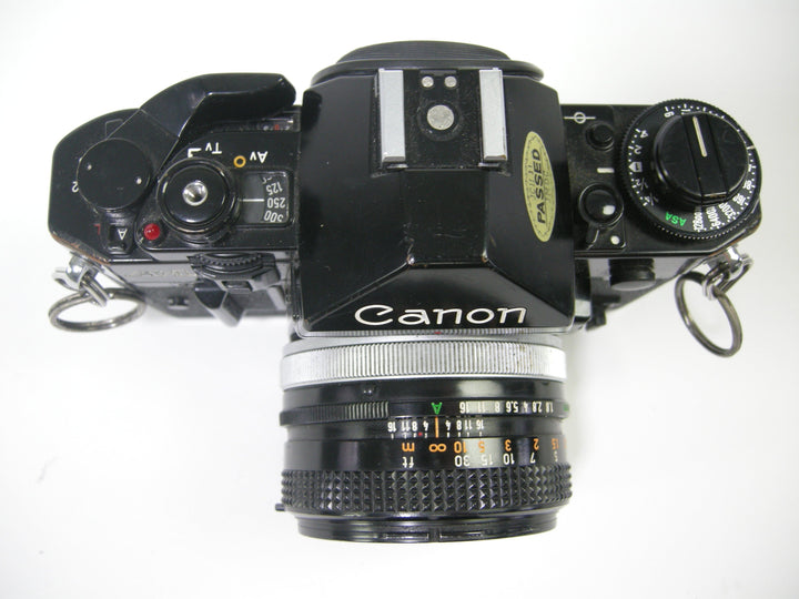 Canon A-1 35mm SLR w/50mm f1.8 S.C. 35mm Film Cameras - 35mm SLR Cameras - 35mm SLR Student Cameras Canon 2052871