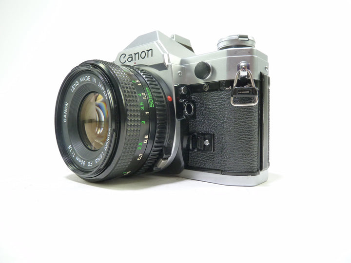 Canon AE-1 35mm Film Camera with a 50mm f/1.8 Lens 35mm Film Cameras - 35mm SLR Cameras Canon 5694592