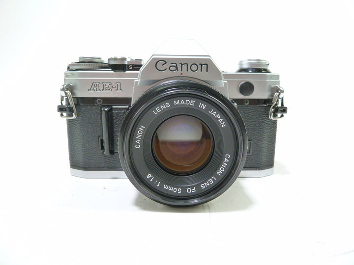 Canon AE-1 35mm Film Camera with a 50mm f/1.8 Lens 35mm Film Cameras - 35mm SLR Cameras Canon 5694592