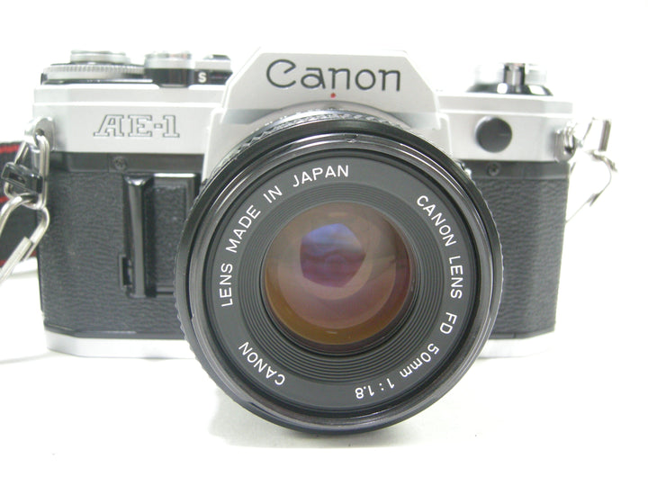 Canon AE-1 35mm SLR camera w/50mm f1.8 35mm Film Cameras - 35mm SLR Cameras - 35mm SLR Student Cameras Canon 2855540