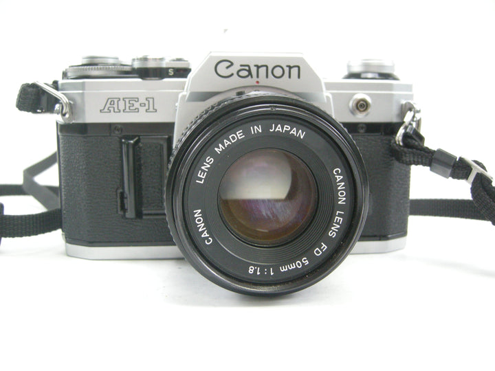 Canon AE-1 35mm SLR camera w/50mm f1.8 35mm Film Cameras - 35mm SLR Cameras - 35mm SLR Student Cameras Canon 5390890