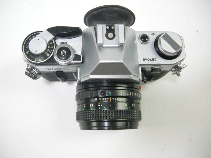 Canon AE-1 35mm SLR w/50mm f1.8 35mm Film Cameras - 35mm SLR Cameras - 35mm SLR Student Cameras Canon 267048