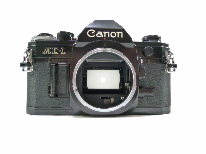 Canon AE-1 (black) with 50mm f/1.8 lens 35mm Film Cameras - 35mm SLR Cameras Canon 1131066