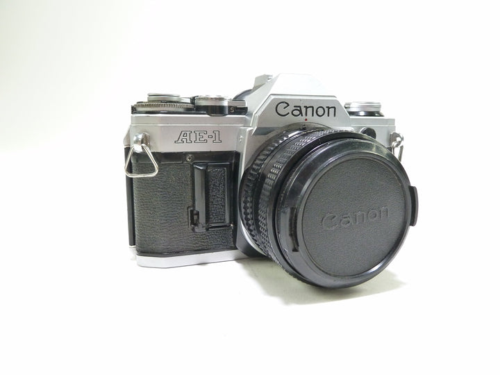 Canon AE-1 Chrome w/50mm f/1.8 35mm Film Cameras - 35mm SLR Cameras Canon 5209379