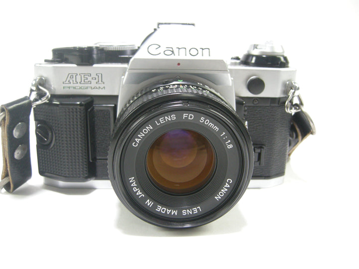Canon AE-1 Program 35mm SLR w/50mm f1.8 35mm Film Cameras - 35mm SLR Cameras - 35mm SLR Student Cameras Canon 3358989
