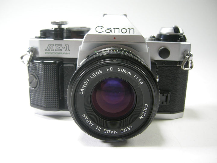 Canon AE-1 Program 35mm SLR w/50mm f1.8 35mm Film Cameras - 35mm SLR Cameras - 35mm SLR Student Cameras Canon 3623981