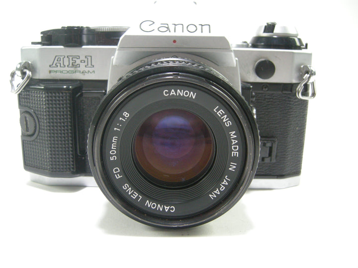 Canon AE-1 program 35mm SLR w/50mm f1.8 35mm Film Cameras - 35mm SLR Cameras - 35mm SLR Student Cameras Canon 3795541