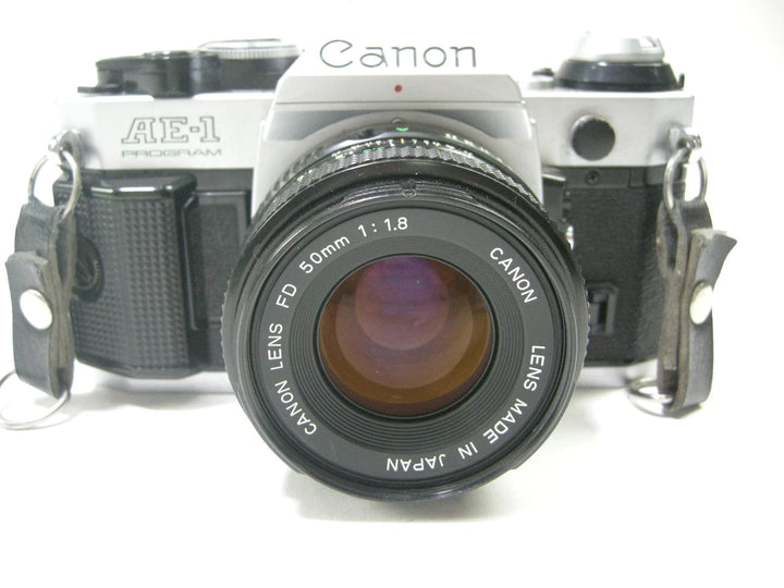 Canon AE-1 Program 35mm SLR w/50mm f1.8 35mm Film Cameras - 35mm SLR Cameras - 35mm SLR Student Cameras Canon 3857487
