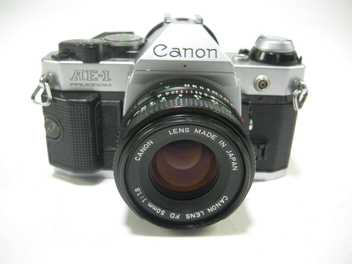 Canon AE-1 Program 35mm SLR w/50mm f1.8 35mm Film Cameras - 35mm SLR Cameras - 35mm SLR Student Cameras Canon 4378809