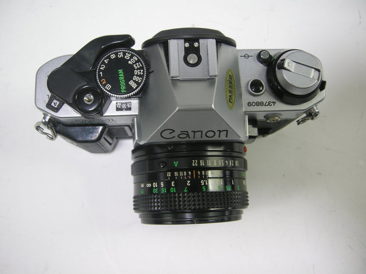 Canon AE-1 Program 35mm SLR w/50mm f1.8 35mm Film Cameras - 35mm SLR Cameras - 35mm SLR Student Cameras Canon 4378809