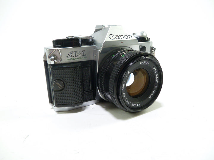 Canon AE-1 Program SLR 35mm film camera with a 50mm f/1.8 Lens 35mm Film Cameras - 35mm SLR Cameras Canon 2166157