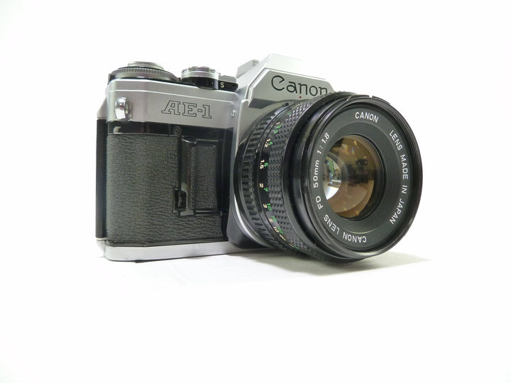 Canon AE-1 SLR  35mm film camera with a 50mm f/1.8 Lens 35mm Film Cameras - 35mm SLR Cameras Canon 207156
