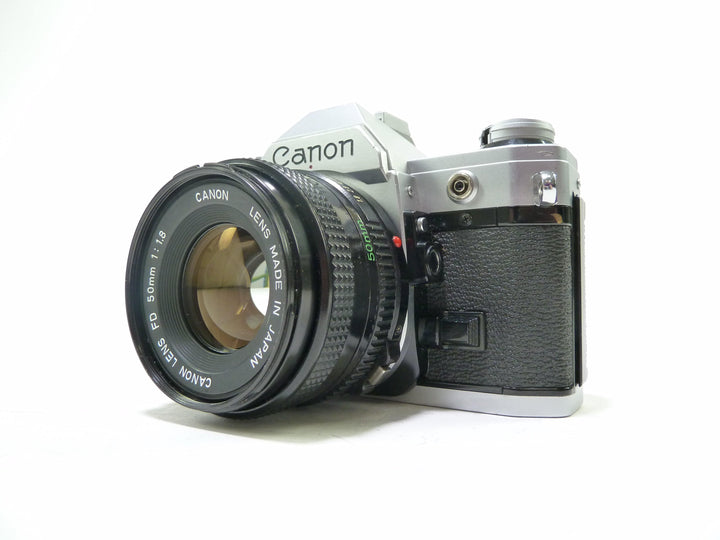 Canon AE-1 SLR  35mm film camera with a 50mm f/1.8 Lens 35mm Film Cameras - 35mm SLR Cameras Canon 207156