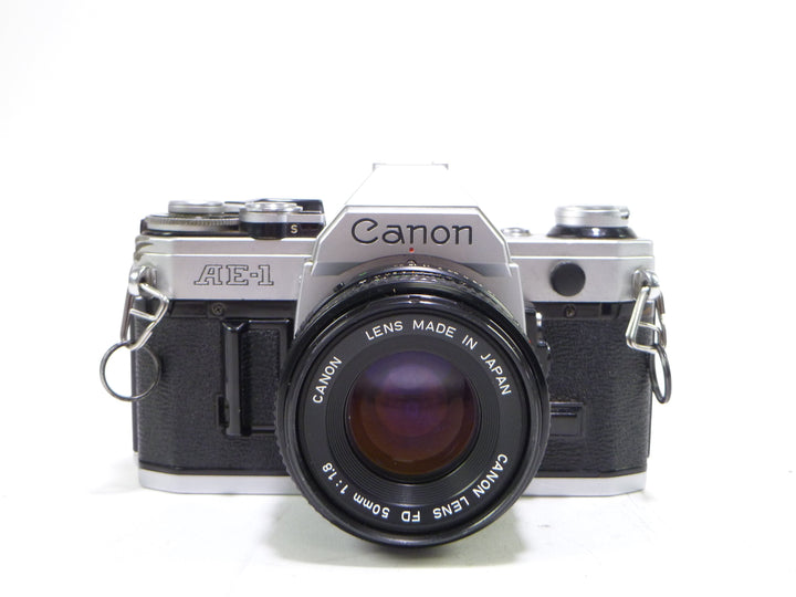 Canon AE-1 w/ Canon FD 50mm f/1.8 Lens 35mm Film Cameras - 35mm SLR Cameras - 35mm SLR Student Cameras Canon 3617540